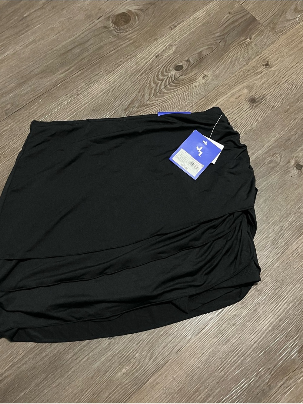 JoyLab Black Mini Draped Skirt